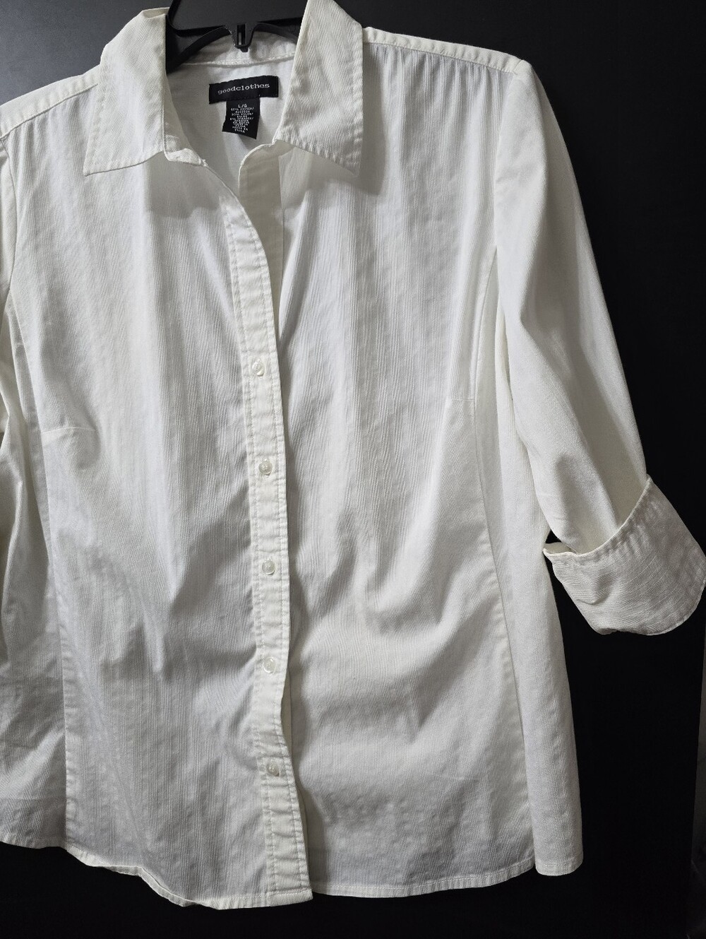 Goodclothes White Button-Up Shirt